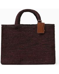 Manebí - Large Sunset Chocolate-Coloured Bag In - Lyst