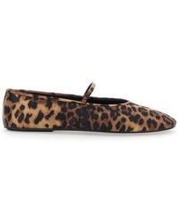 Jeffrey Campbell - 'Dancerina' Ballet Shoes With Strap And Leopard Print - Lyst