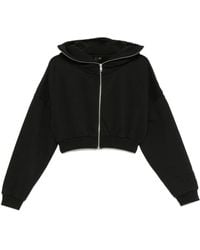 Entire studios - Cropped Full Zip Soot Clothing - Lyst