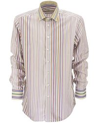 Etro Multicoloured Striped Shirt