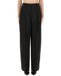 MICHAEL Michael Kors - High-Waisted Wide Leg Pants With Pleated Front - Lyst
