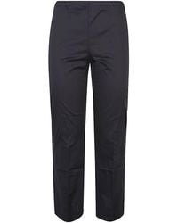 Liviana Conti - Cotton Blend Cropped Flared Trousers - Lyst