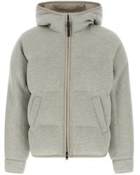 Brunello Cucinelli - Lame Wool Down Jacket - Lyst