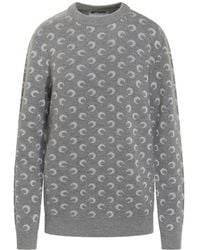 Marine Serre - Sweater With Moon Print By - Lyst