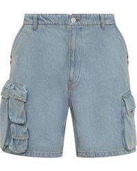 AMISH - Jeans Cargo Bermuda Shorts - Lyst