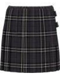 Burberry - Kilt Skirt With Check Pattern - Lyst