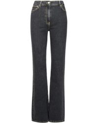 Moschino Jeans - Black Cotton Jeans - Lyst