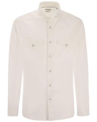 Brunello Cucinelli - Easy Fit Cotton Button-down Shirt - Lyst