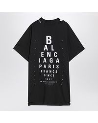 Balenciaga - Eye-Test Oversized T-Shirt, 100% Cotton - Lyst