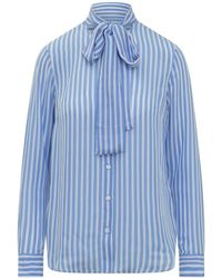 Michael Kors - Blouse With Bow - Lyst