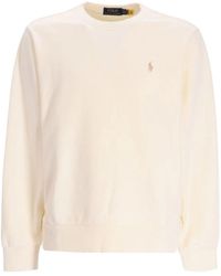 Polo Ralph Lauren - Logo-embroidered Cotton Sweatshirt - Lyst
