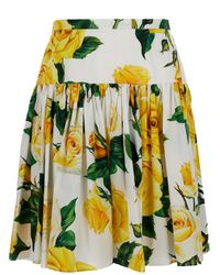 Dolce & Gabbana - Short Circle Skirt - Lyst