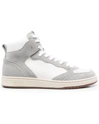 Polo Ralph Lauren - Court Hi-top Suede Sneakers - Lyst