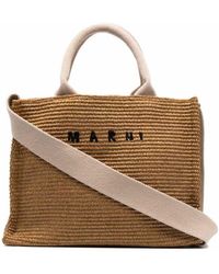 Marni - East-west Tote Bag Small - Lyst