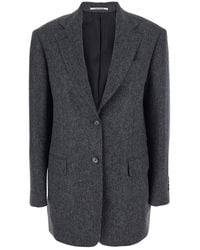 Tagliatore - Single-Breasted Jacket With Notched Revers - Lyst