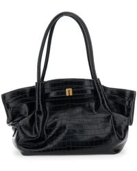 JW PEI - 'Hana' Handbag With Logo Plaque On The Front And Embossed Crocodile Effect - Lyst