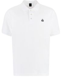 Moose Knuckles - Cotton-Piqué Polo Shirt - Lyst