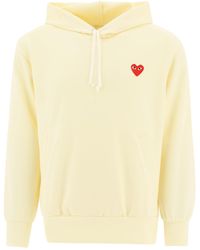 blue cdg hoodie