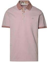 Etro - Lilac Cotton Polo Shirt - Lyst