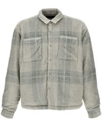 Stampd - 'plaid Cropped Sherpa Buttondown' Jacket - Lyst