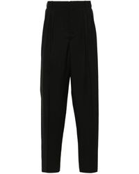 KENZO - Wool Pleated Tailored Trousers - Lyst