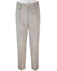 Paolo Pecora - Slim Fit Chino Trousers - Lyst