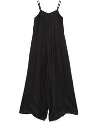 Alysi - Linen Wide-Leg Jumpsuit - Lyst
