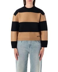 A.P.C. - Penny Striped Sweater - Lyst