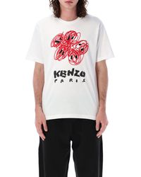 KENZO - Drawn Varsity Classic T-Shirt - Lyst