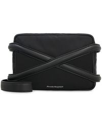 Alexander McQueen - Harness Leather And Nylon Messenger Bag - Lyst