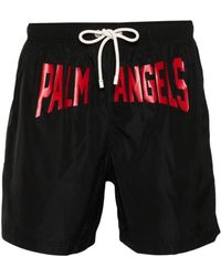 Palm Angels - Pa City Swimsuit With Print - Lyst