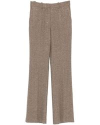 ERMANNO FIRENZE - Sequined Trousers - Lyst