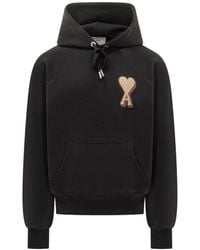 Ami Paris - Ami Alexandre Mattiussi Hoodie With Logo - Lyst