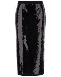 Twinset - Midi Skirt With Sequins All-Over - Lyst