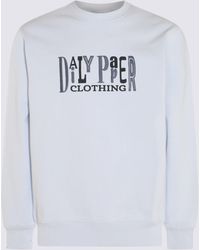 Daily Paper - Light Blue Cotton Sweatshirt - Lyst