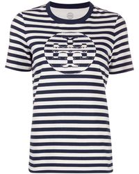 Tory Burch T-shirts And Polos Blue