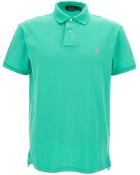 Polo Ralph Lauren - Polo Shirt With Logo Embroidery - Lyst
