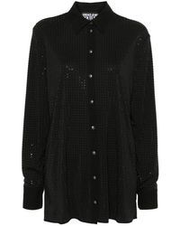 Versace - Crystal All Over Shirts - Lyst