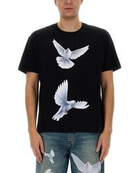 3.PARADIS - Freedom Doves T-Shirt - Lyst