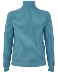 FILIPPO DE LAURENTIIS - Raglan Sleeve Extra Fine Turtleneck Pullover - Lyst