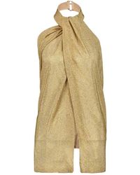 Stella McCartney - Halterneck Top With Rhinestone Panel - Lyst