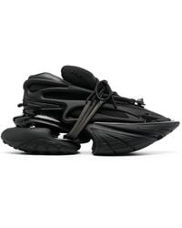 Balmain - Leather Unicorn Low-top Sneakers - Lyst