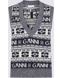 Ganni - Wool Knitwear - Lyst