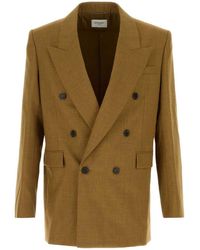 Saint Laurent - Jackets And Vests - Lyst