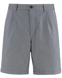 BOSS - Cotton Blend Bermuda Shorts - Lyst