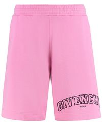Givenchy - Cotton Bermuda Shorts - Lyst