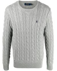 Polo Ralph Lauren - Cotton Cable-Knit Sweater - Lyst