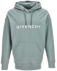 Givenchy - Logo Print Hoodie Sweatshirt - Lyst