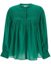 Isabel Marant - 'Plalia' Shirt With Embroideries - Lyst