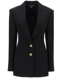 Balmain - Fitted Single-breasted Blazer - Lyst